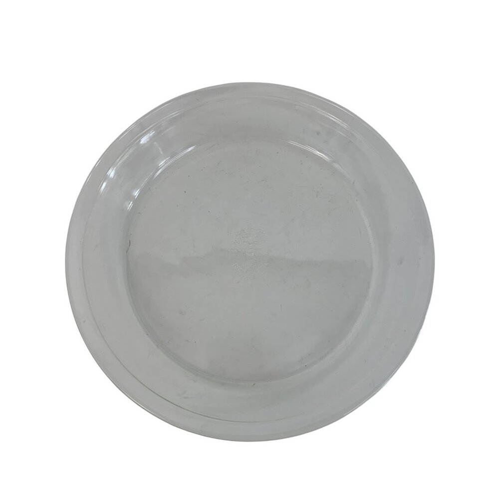 Pyrex 9 Inch Clear Glass Pie Plate #209 Ovenware USA Durable GUC 8790 oven safe